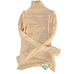 ❌SOLD❌ Find Me Now The Label | Yun Mesh Top | Cream | S